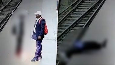 Disturbing Video: ओव्हरहेडची वायर डोक्यावर पडून Kharagpur Railway Station वर एक व्यक्ती गंभीर जखमी